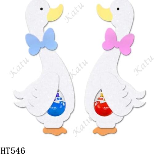 Lovely white goose Cutting dies-New Die Cutting And Wooden Mold,HT546 Suitable For Common Die Cutting Machines On The Market
