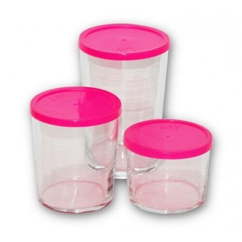 Storage Container Glass 3 PCs Set 11172