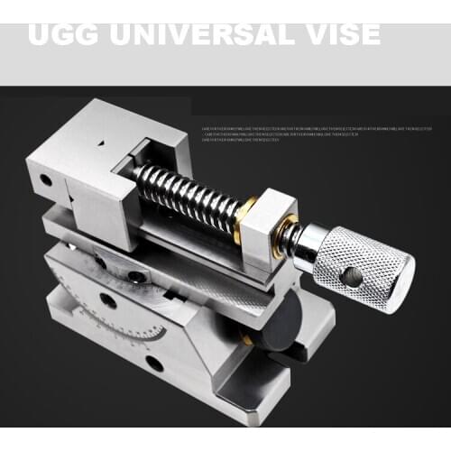 UGG75/3" Universal Vise, 360 Degree Rotating Vise , cnc vise , Used for surface grinding machine, milling machine, edm machine