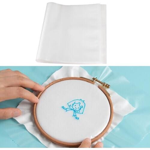 Pack of 5 Sheets Shirt Transfers Paper Water Soluble Stabilizer Paper Cross Stitch Supplies DIY Handmade Embroidery Clothes