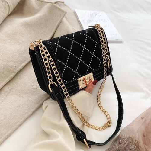 Scrub Womens Shoulder Bag Luxury Design Women Messenger Bag Lady Handbag Girl Bag Party Bags for women 2019 shopper bag