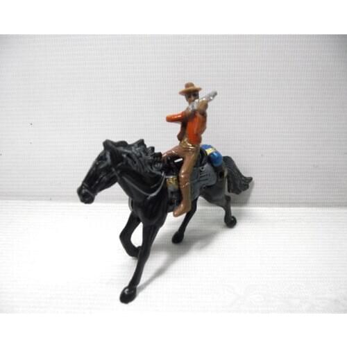 1:100 Western Cowboy Model Layout HO Scale People Figure Models Sand Table Toys BX0D