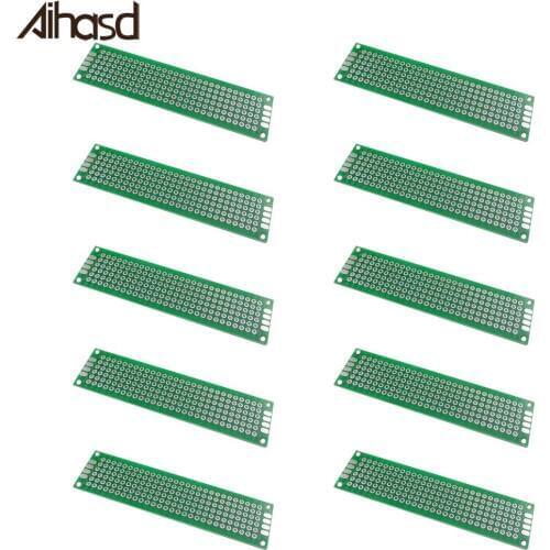 10PCS/LOT 2*8CM Double-Side Copper Prototype PCB Universal Board