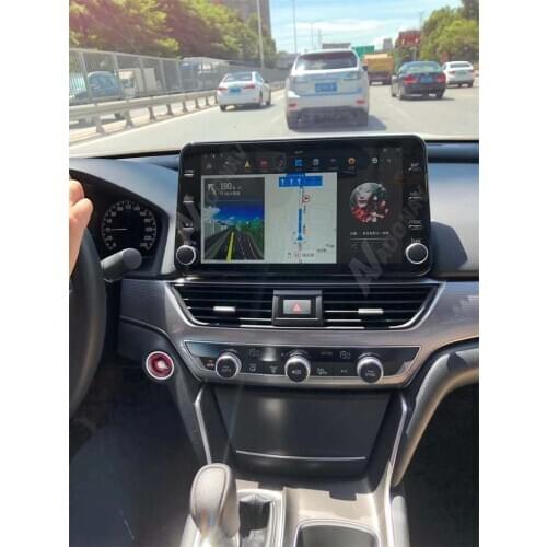 11.8 inch 2 din Android Car Radio Multimedia Player For Honda Accord 10 2018 - 2020 Car Stereo Autoradio tesla style headunit