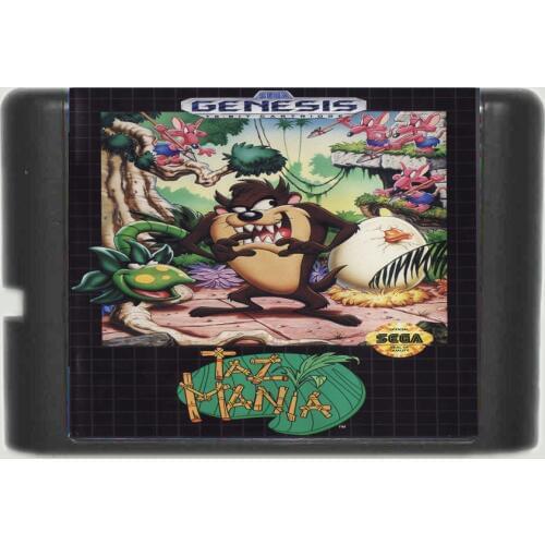 Taz Mania 16 bit SEGA MD Game Card For Sega Mega Drive For Genesis
