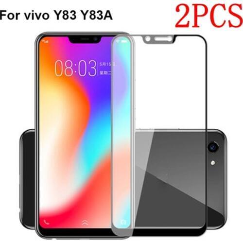 2PCS Full Cover Tempered Glass For Vivo Y83 Y83A Screen Protector protective film For For Vivo Y83 Y83A glass