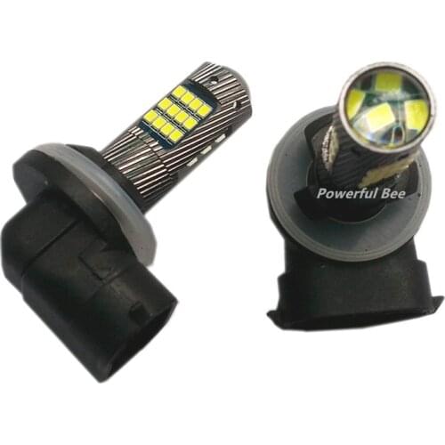 2 x H27/881 9.5W yellow amber white ice blue 2020 42SMD LED DRL fog lamp lights bulb for Huyndai Yuet Verna Sonata eight
