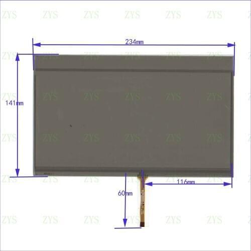 5pcs/lot XWT1149 234*141 mm 10.1inch 4lines resistance screen this is compatible XWT 1149 234*140MM