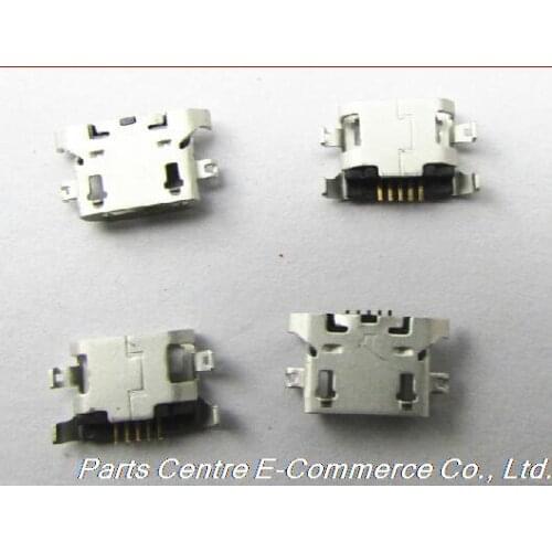 50 pcs 100% New Micro USB Jack for lenovo A820t A690 S720 A830 S820 A850 charger connector dock port plug