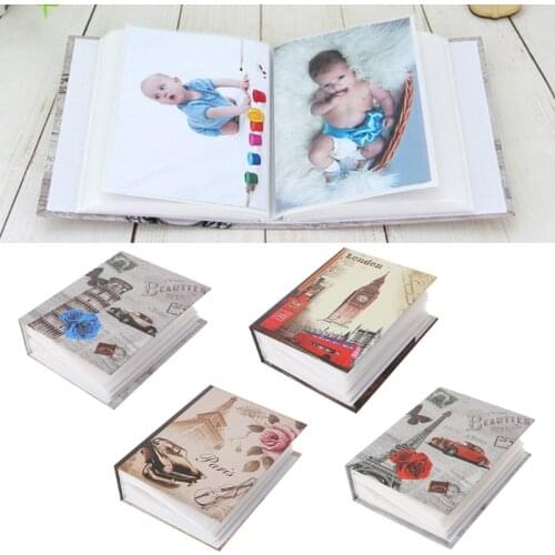 100 Pictures Pockets Photo Album Interstitial Photos Book Case Kid memory Gift