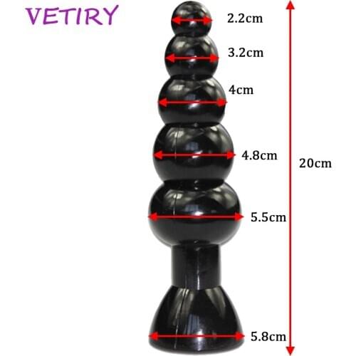 20cm Large Anal Beads Anal Plug Butt Plug G-spot Prostate Massager Silicone Adult Sex Toys For Woman Men Gay Erotic Products