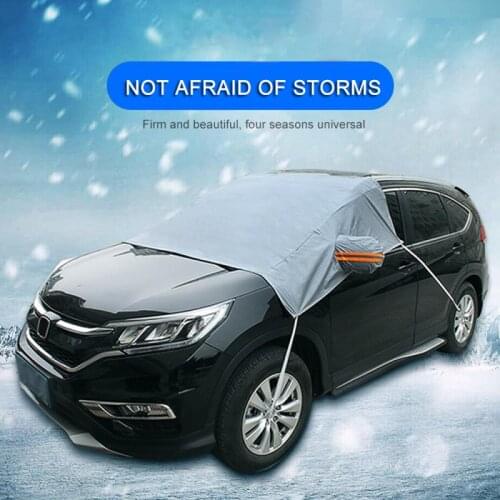 Car Windshield Cover Sun Shadow Protector Winter Thickening Anti-frost Anti-freeze Snow Glass Cover Car Protection Guard