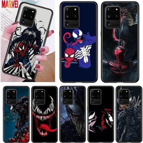 Cool Marvel Venom For Samsung Note 20 10 8 9 M02 M31 S M60S M40 M30 M21 M20 M10S F62 M62 M01 Ultra Pro Plus Phone Case