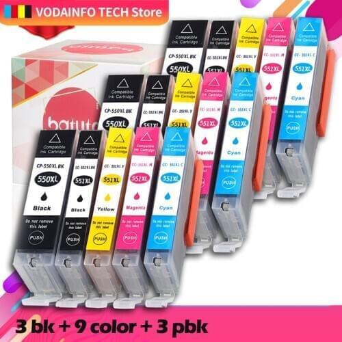 PGI 550 551 compatible ink cartridge for canon PIXMA IP7250 MG5450 MX925 MG5550 MG6450 MG5650 MG6650 IX6850 MX725 MX925 printer