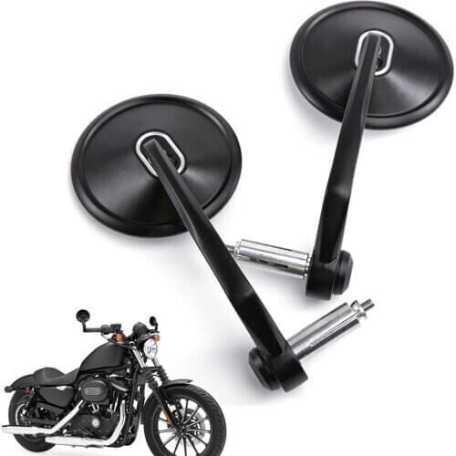 CNC Motorcycle Handlebar Mirror E-mark Rearview Bar End Mirrors For Honda cb500x pcx msx 125 shadow r1200gs For Yamaha MT09 07