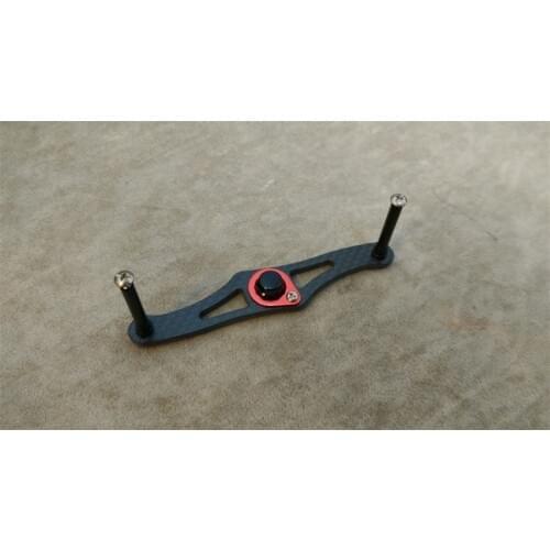 DIY S-shaped fishing reel crank carbon fiber free shipping