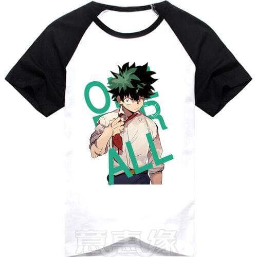Anime Boku No Hero Academia T-shirts My Hero Academia T shirts Izuku Midoriya Tops Tee