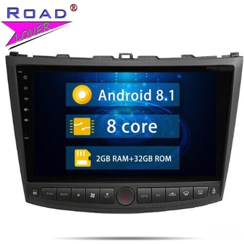 Head Unit Android 10 Car Radio Octa Core DVD Player For Lexus IS250 IS300 2005-2012 Stereo GPS Navigation 2 Din Audio Autoradio