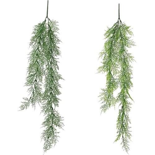 Artificial ing Vines Plants Fake Trailing Weeping Ivy Greenery Drooping Plant for Wall Indoor Outside Garden Wedding Basket