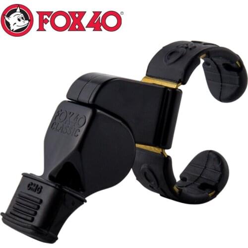 Canada Original Fox 40 Classic CMG Fingergrip Referee Whistle GYM Game Sport Football Basketbal Pealess Soccer Coach / 9609