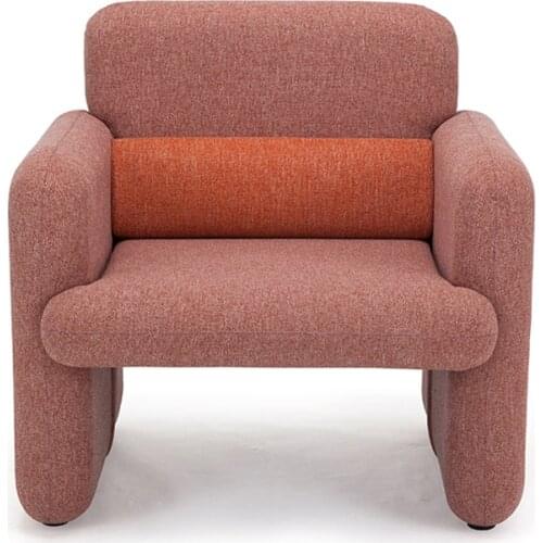 With Comfortable Cushion Fabric Design Classic Leisure Chair Home Furniture Single Sofa