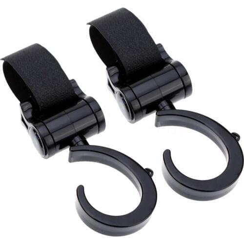2pcs Baby Stroller Hook Bag Handle Grab Hook Holder Hanger Hooks Stroller Accessories Prams Hook For Baby Strollers