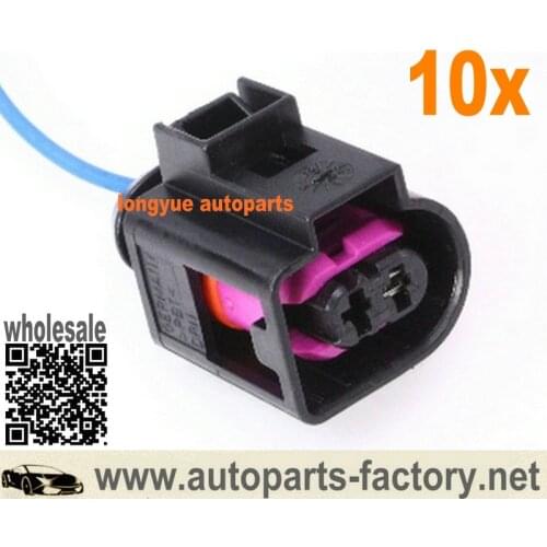 Longyue 10pcs Alternator Plug Pigtail Wiring for VW Passat Audi A4 A6 - 4D0 971 992 A 12"