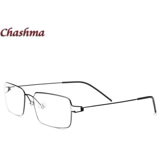 Men Frame Denmark Handmade Korean Glasses Frames Screwless Eyewear Eyeglasses Prescription Optical Rim Light Design