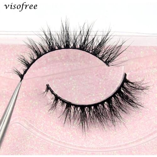 Visofree Mink Eyelashes 100% Cruelty free Natural Handmade 3D Mink Lashes Full Strip Lashes Soft False Eyelashes Makeup Lashes
