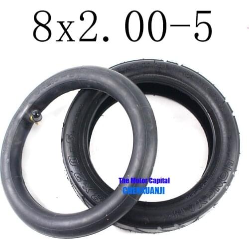Hot Sale Good Reputation Pneumatic Tire 8X2.0-5 8x2.00-5 Inner Tube and Tyre for Electric Scooter Baby Trolley Motorcycle Part