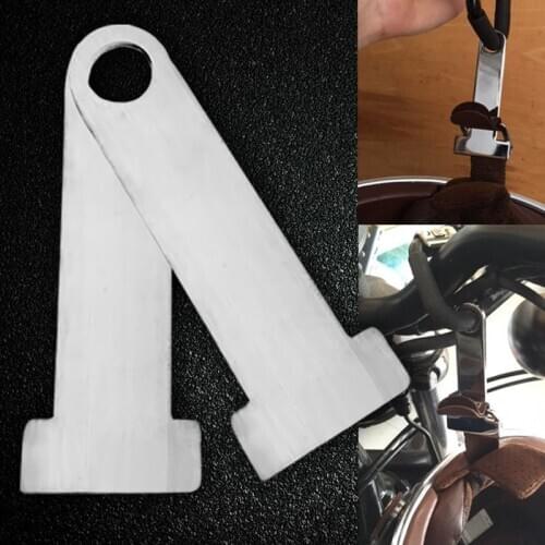 Durable Iron Motorcycle ATV Open/Full Face Helmet Lock Quick Release Buckle Fastener Helmet Padlock Connector