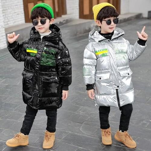 New Fashion Childrens Winter Jacket Boys and Girls Warm Natural Duck Down Hooded Coat Outerwear Clothes Parkas For Children