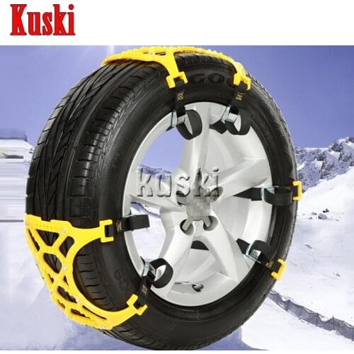 6X Car Snow Tire Anti-skid Chains For Chevrolet Cruze Aveo Captiva Lacetti TRAX Sail Epica For Acura MDX RDX TSX Accessories