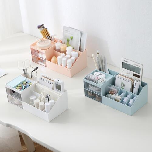 Beauty Jewelry Packaging Boxes Lady Casket Box Makeup Case Cosmetics Organizer Toiletries Lipstick Container