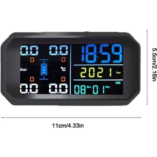 Commonly Used Tyre Pressure Gauge Tire Pressure Monitoring Systems TPMS Vehicle Tire Pressure Alarm System