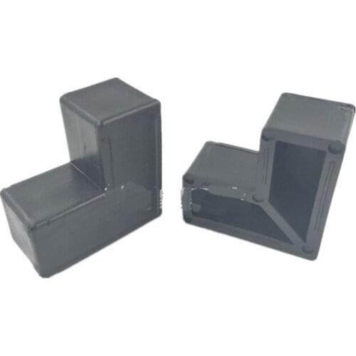 Display Frame Joint Plastic Tube Corner Code 25mm Square L Shape Pipe Connector