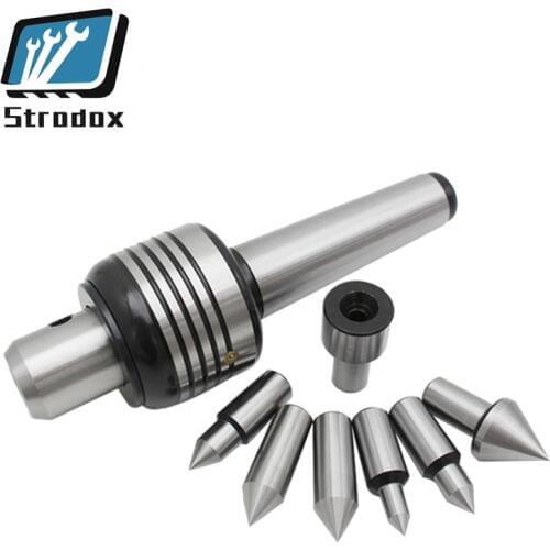 Lathe center suit Morse CNC Lathes MT2 MT3 MT4 MT5 Precision Alloy Lengthened Thimble Live Revolving Lathe Turning Tools Rotary