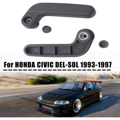 1 Pair Car Top Roof Lock Handle Left Right for Honda Civic Del-Sol 1993 1994 1995 1996 1997 85265-SR2-000ZA 85215-SR2-000ZA