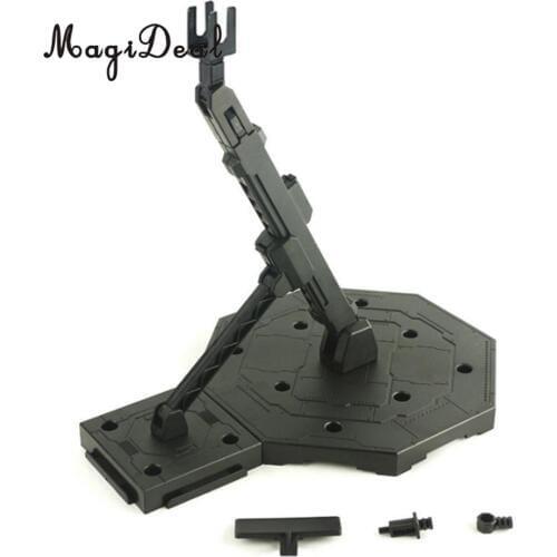 MagiDeal 1Pc Plastic Action Base Stand Display Support for 1/100 MG Gundam Action Figure Model Dolls 4Colors