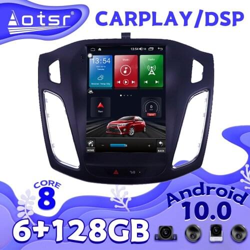 Android For Ford Focus 2012 - 2017 Tesla Car Radio GPS Navigation Multimedia Video Player Auto Audio Stereo Head Unit CD