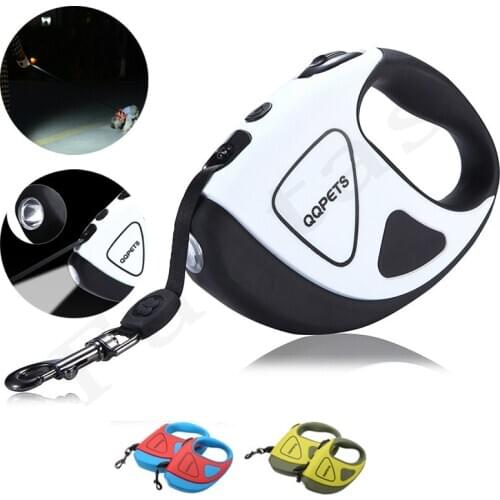 Automatic Retractable Pet Dog Leash With Night Safety LED Shining Stretching Dog Hand Holding Rope Dog Chain Pet Supplies