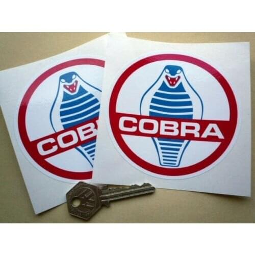 For x2 AC COBRA SHELBY MUSTANG 289 427, RACING KIT CAR STICKER