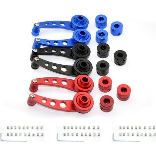 Hot Sale Billet Aluminum Car Truck Manual Window Glass Door Crank Handle Winder Universal Blue / red / black