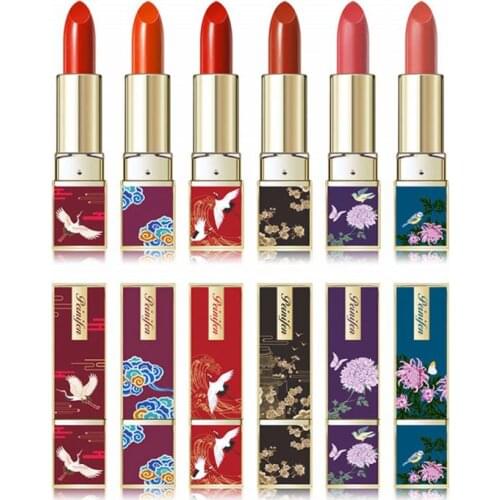 6Pcs/Set Lipgloss Lipstick Matte Nourish Moisturizing Professional Lip Makeup Long Lasting Waterproof Lip Cosmetics Labiales