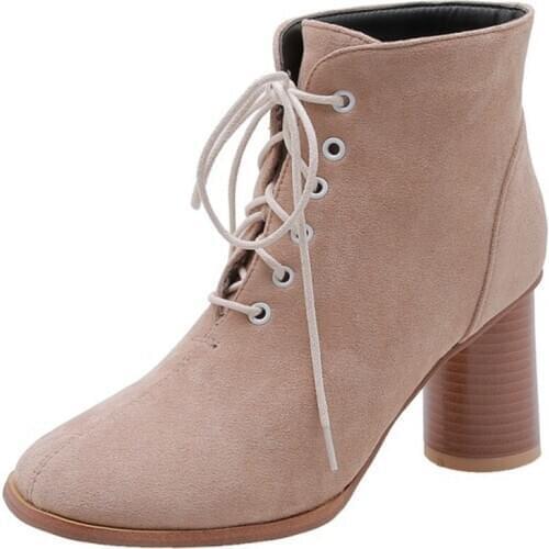 Hot Sale Woman Super Big Size 32-48 New Round Toe Med Knee Boots Women Casual Increased High Heel 7.5CM Fashion Warm Shoes 77-9