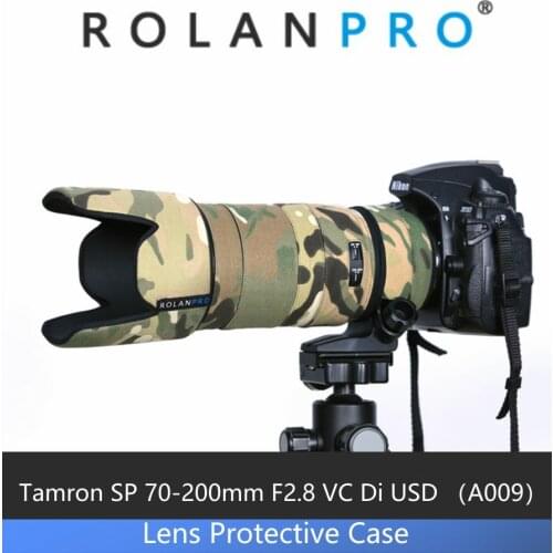 ROLANPRO Lens Coat Camouflage Rain Cover for Tamron SP 70-200mm F2.8 VC Di USD(A009)Lens Protective Case Lens Protection Sleeve