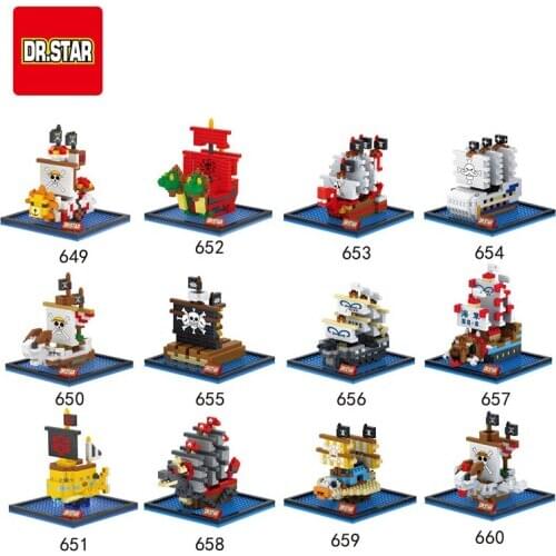 Mini Titanic Cruise Ship Model Mini Sailing Pirate Ship DIY Construction Diamond Mini Mini Building Block Kit Childrens Toys
