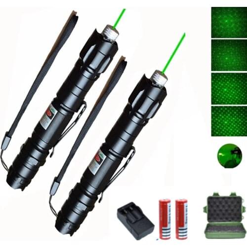 532nm 8000M high-power green laser pointer, adjustable focus starlight green laser sight, ultra-long radiation distance laser