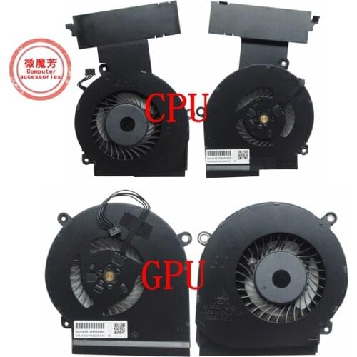 NEW CPU Fan & GPU Fan for HP OMEN 4 Pro 15-DC L30204-001 L29354-001 TPN-Q211