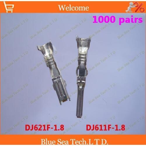 1000 pairs/lot Male&Female Crimp terminal for Car,1.8A car terminals for VW Audi etc.,16-24 AWG
